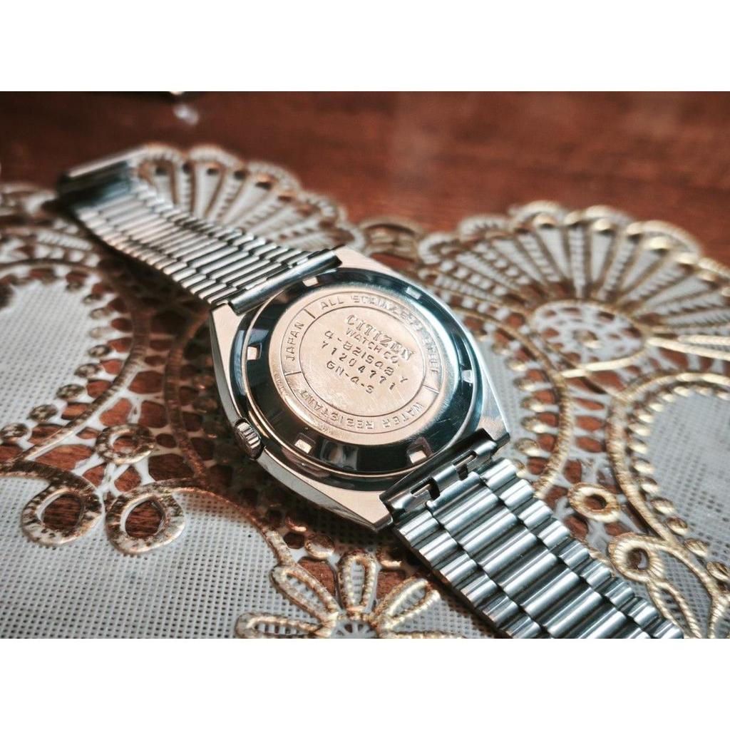 Used 70s CITIZEN Navy Blue Dial Day-Date Automatic