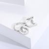 Women Brooch Hollow Kitty Shape Smooth Stainless Anti-slip Wear-resistant Coat Collar Hat Scarf Decoration