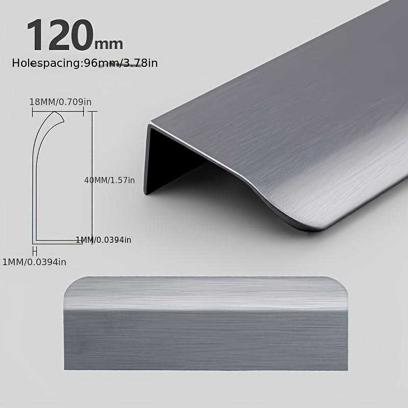 Mânere Ascunse pentru Mobilă Auriu Negru Alb Mânere pentru Dulap de Bucătărie Fără Găuri Mânere pentru Dulapuri și Sertare Mâner Arc pentru Dulap Mâner pentru Mobilă de Ușă