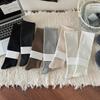 Pressure Calf Socks for Slimming and Sweetening in Autumn and Winter, Solid Color Versatile Socks, Women's Pure Cotton Knee-length Socks