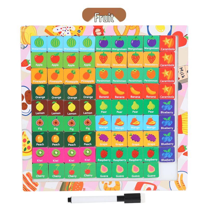 

Магнитный пазл на сопоставление животных: Веселая обучающая игра для взаимодействия родителей и детей