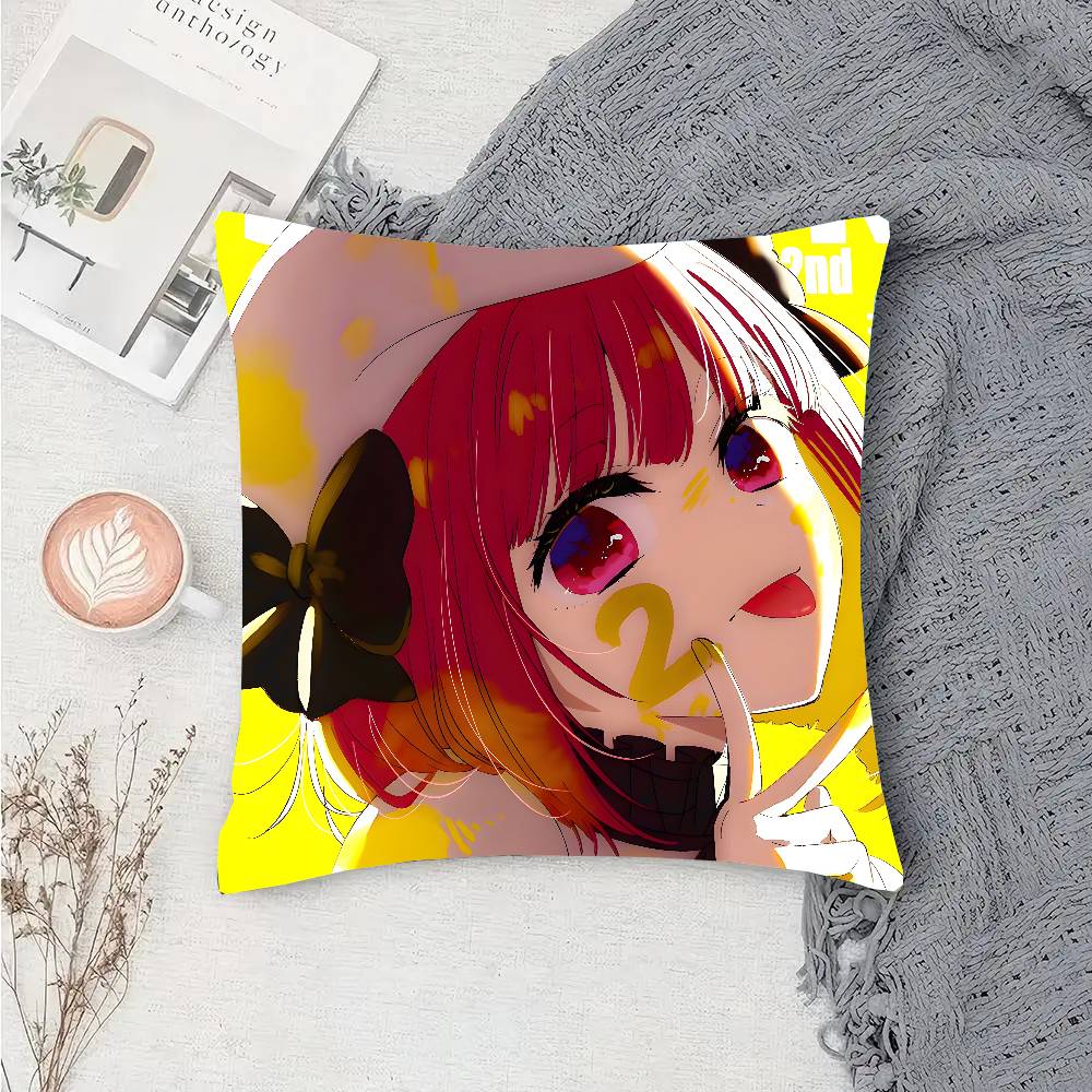 Arima Kana Anime OSHI NO KO Pillow Case Sofa Cushion Cover Room Home Decoration