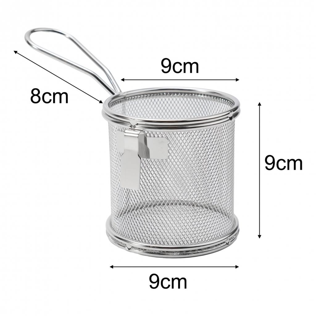 Stainless Steel Strainer Hotpot Filter Colander Silver Stainless Steel