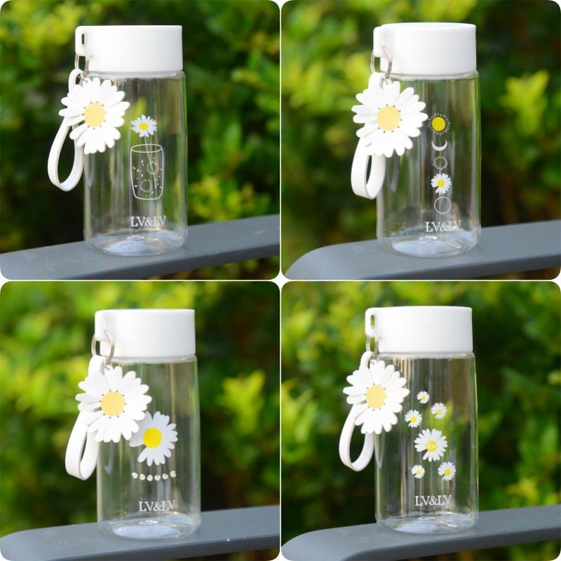 Creative Plastic Cup For Students Daisy Design, Anti-fall And High Temperature Resistant