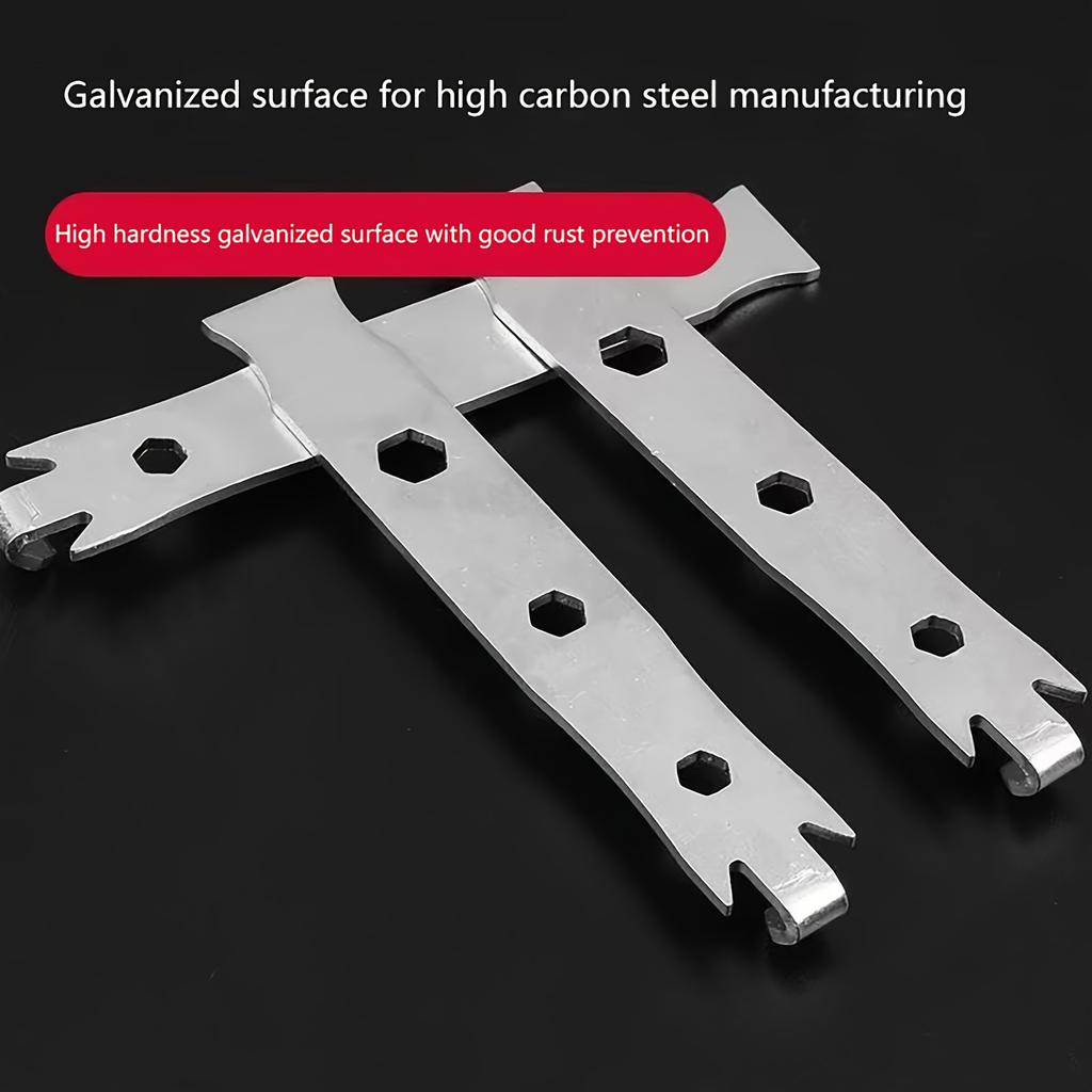 1 Stück Multifunktions-Zaun-Drahtzwirbler, geeignet für T-Pfosten-Clips und Stacheldrahtwerkzeuge, Drahtbefestigungsvorrichtung, Drahtbinde-Hardwarewerkzeug