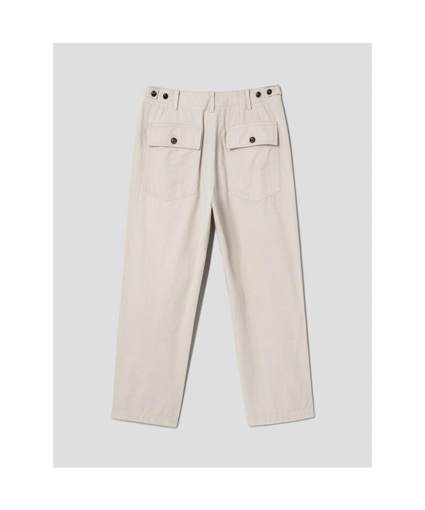 SHIFT.G Semi Wide Fatigue Pants Ivory
