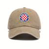 Washed and Distressed Peaked Cap Japanese Style Spring and Summer Soft Top Retro Peaked Cap Curved Brim Versatile Casual Outdoor Baseball Cap