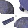 Noshi Box Checkered Navy Blue [Keichido] Fan, Frame, xin02,