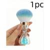 1pc Nail Art Dust Brush For Nails Hourglass Handle Powder Remove Soft Cleaning Nail Brush For Manicure Gel Nail Accessories Tool