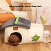 Villa Pet Bed Winter Warm Jungle House Double Opening Dog Cat Bed Waterproof Cozy Kennel for Dogs Cats