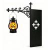 Wrought Iron Street Lamp Bookends Button Cell Battery Powered Bookmark Light  Study Room