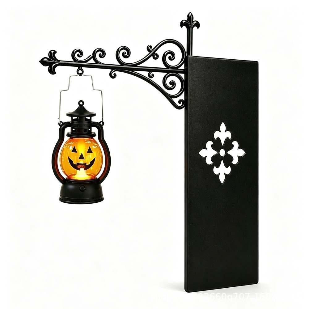 Wrought Iron Street Lamp Bookends Button Cell Battery Powered Bookmark Light Study Room