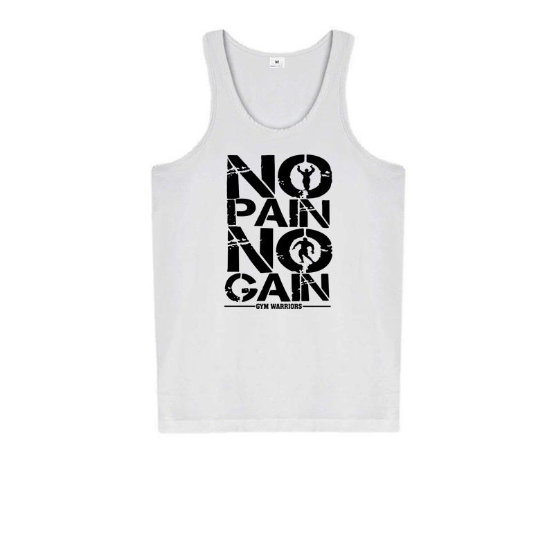 

Muscleguys New Men Brand Gym Sports Quick Drying Bodybuilding Breathable Slim Fit Summer Breathable Fashion Casual Printed Vest XXL білий