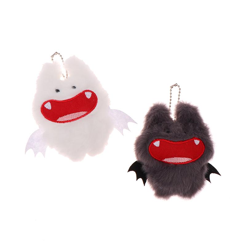 Cartoon Fledermaus Plüsch Schlüsselanhänger Kleiner Dämon Stoffpuppe Anhänger Autoschlüsselring Rucksacktasche Deko Kindergeschenk
