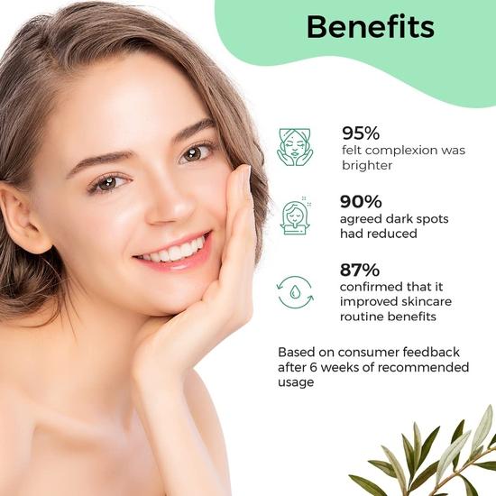 Pilgrim Squalane Daily Glow Hudvårdskit | Skummande Ansiktsrengöring med Borste, 120ml | Toner & Mist, 100ml | Glow Fuktkräm, 50g | Glow Sovmask, 50g