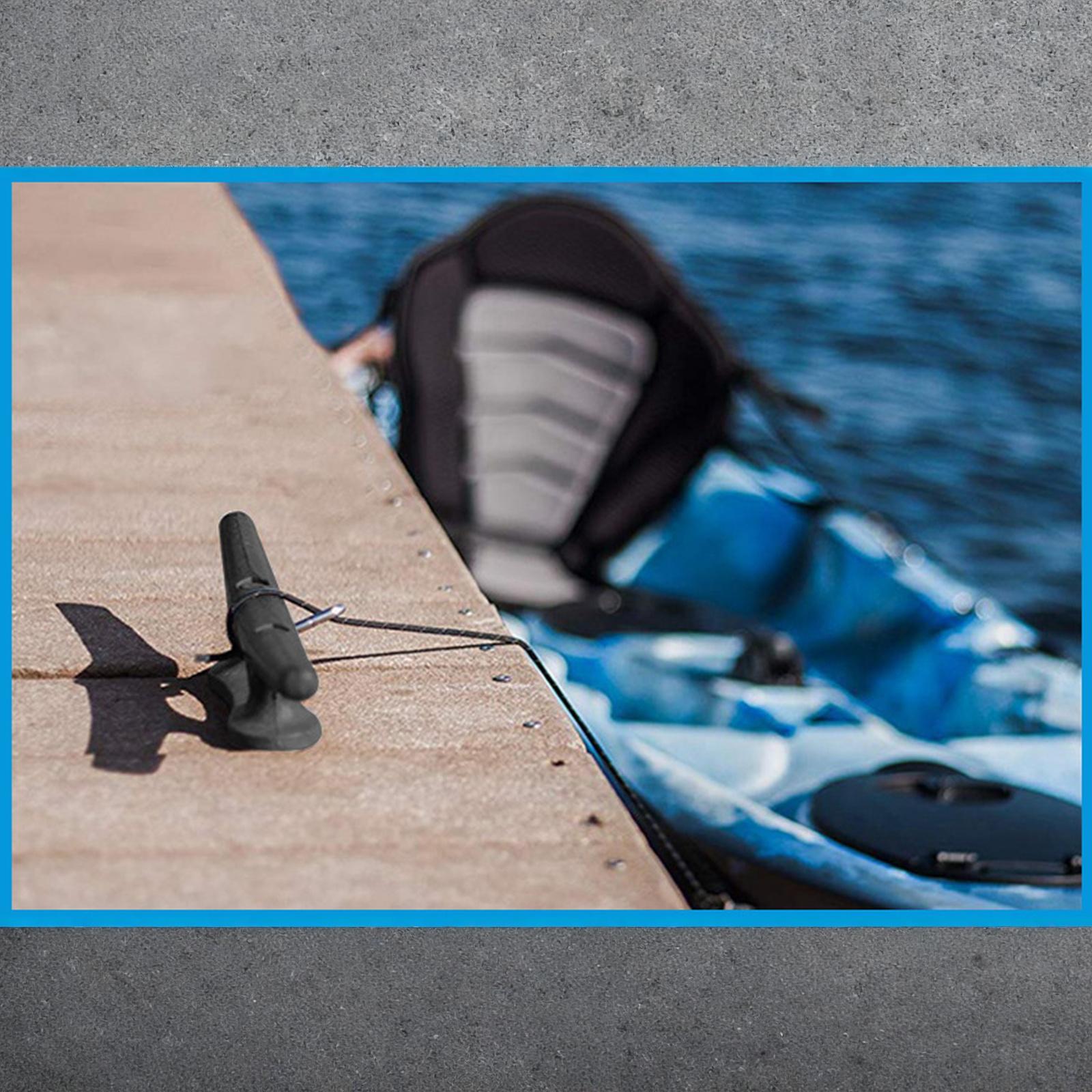 

152-мм швартовий кнехт для яхти, каяка, вітрильника, чорний нейлоновий кнехт One Size