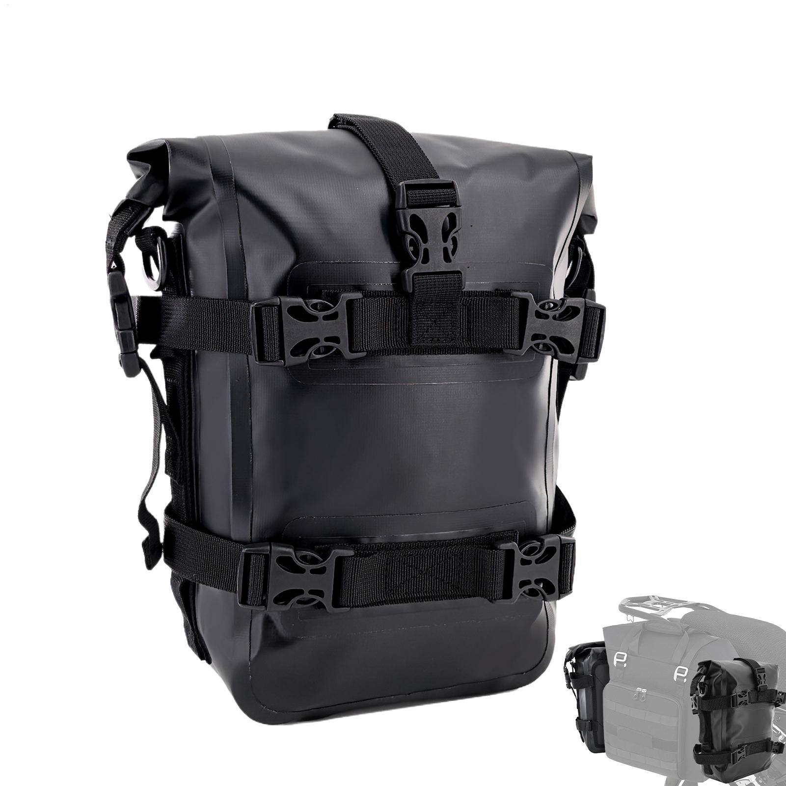 

6L Motorcycle Side Bag Multifunctional Waterproof Motorbike Storage Pannier Wear-resistant Motorcycle Rear Storage Bag China Mainland