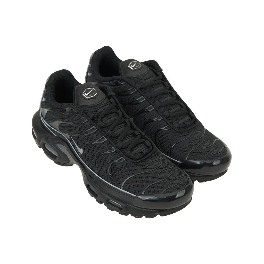 Nike Air Max Plus Black Reflective Unisex Sneakers Metallic-Silver Tour-Yellow HV8066-002