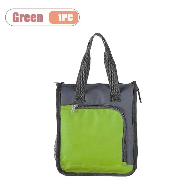 

Outdoor Portable Insulated Lunch Bag Thermal Cooler Tote Leakproof Handheld Work Lunch Box Waterproof Pouch Organizer Bag