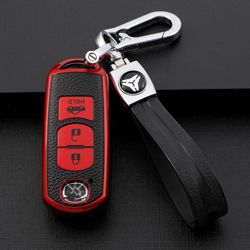 Color My Life TPU Car Key Holder Protection Cover Key Case for Mazda 3 6 Axela CX-3 CX3 CX-5 CX5