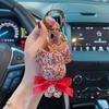 With Keychain Glamorous Teddy Bear Pendant And Diamond Chain Great Gifts For