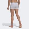 Adidas Active Flex Letter Logo Print Boxer Shorts 3-Pack Men Bottoms White GB0775