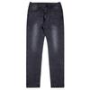 Europäische Station Herbst und Winter Fleecefutter Verdickt Gewaschen Gerade Jeans Herrenmode Schlankmachend Alleskönner Slim Fit Skinny Hosen