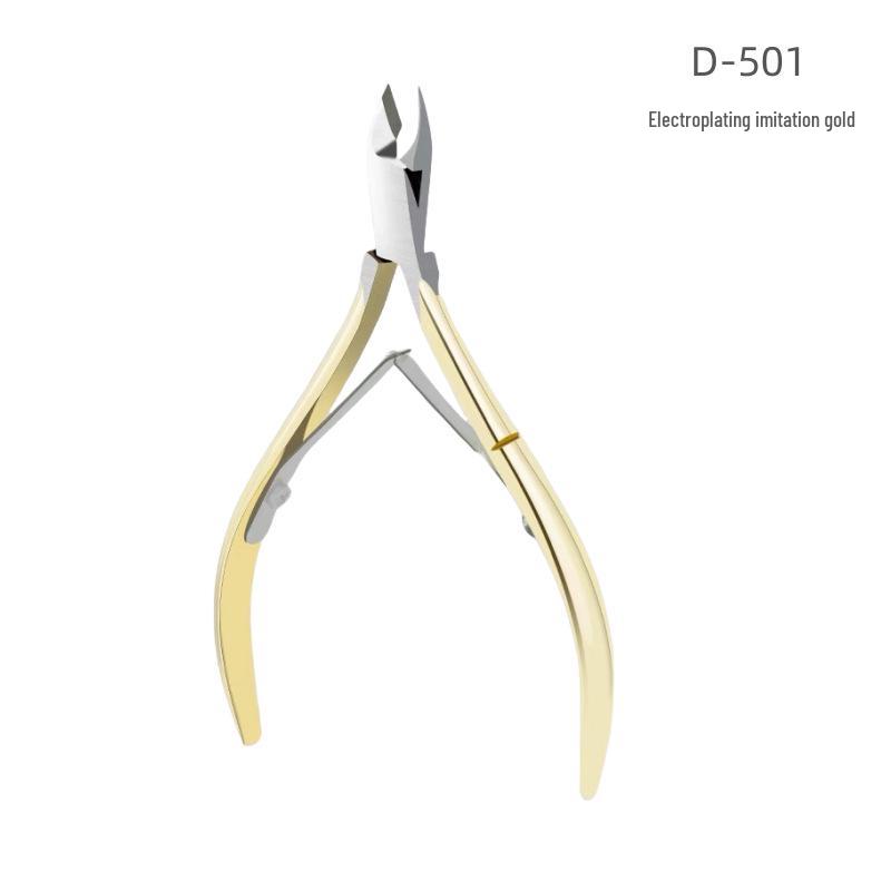 Stainless Steel Cuticle Nippers & Nail Clippers Set for Dead Skin Removal