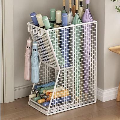Umbrella Rack Organizer with Drip Tray Stable Creative Convenient Holder Storage
