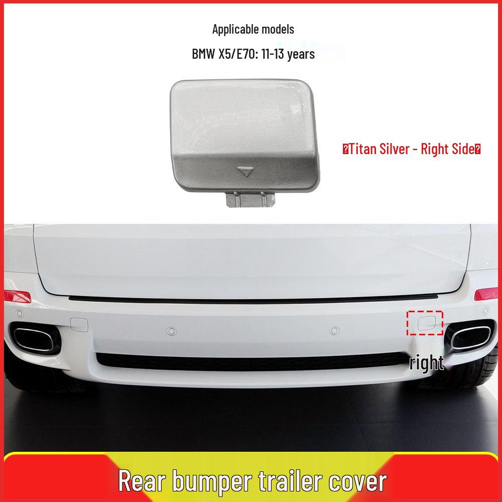 BMW X5 E70 Rear Bumper Tow Hook Covers (Left & Right) - Part 51127271815