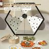 Durable Foldable Food Cover Breathable Washable Dining Table Mesh Cover Portable Anti-flies Food Cover Household