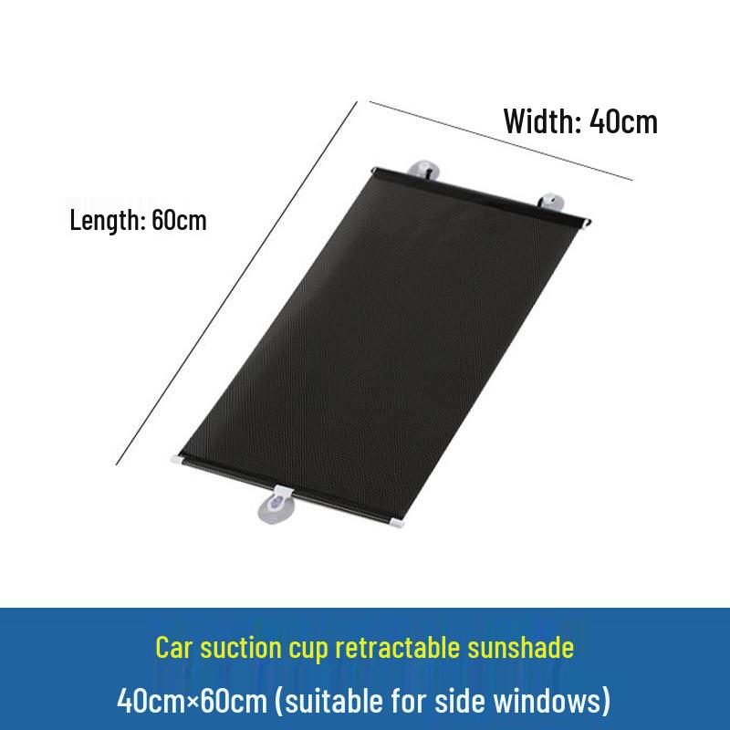Automatic Retractable Car Windshield Sunshade and Heat Insulation Curtain
