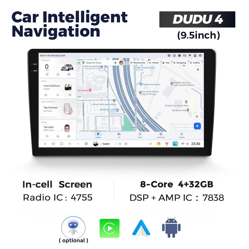 DUDU7 Universal 9.5" 10.36" 11.5" 13 Inch Android Car Radio Stereo Multimedia Video Player GPS CarPlay Auto Intelligent Systems