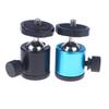 1Pc Metal Mini Ball Head With Universal 1/4" Screw Tripod Mount 360° Swivel For Phone LED Video Light Microphone Action Cameras