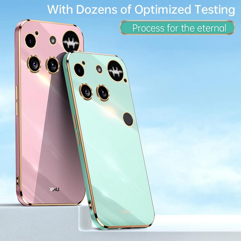 Electroplated Gold Border Case For Nothing Phone3 Phone (3a) Pro Phone 3A Phone 2a 2 Nothing CMF Phone2 Soft Plating Edge Cover