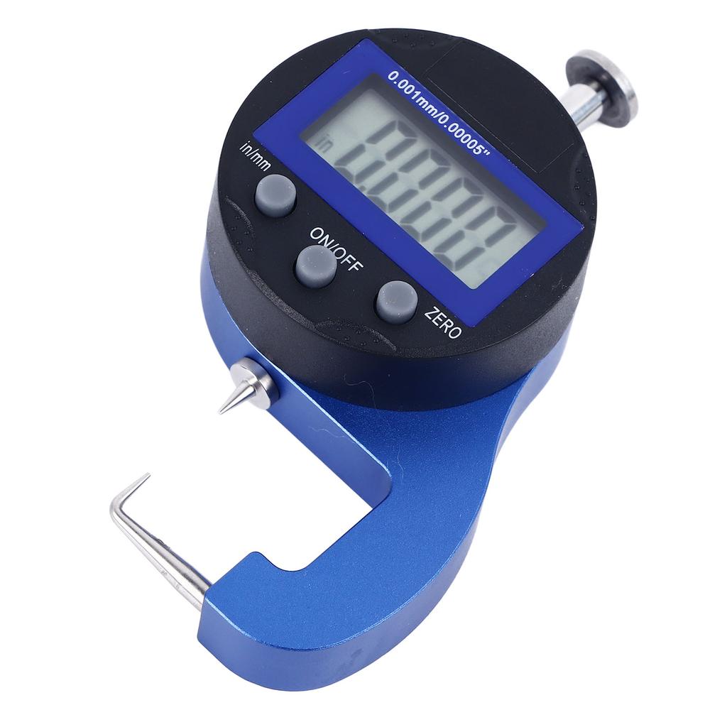 Micro Digital Dickenmessgerät 0,0005 Zoll 0,01 mm Hochgenaues Dickenmessgerät für