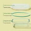 Junyi 1040ml 3-Compartment Lunch Box with Meal Bag