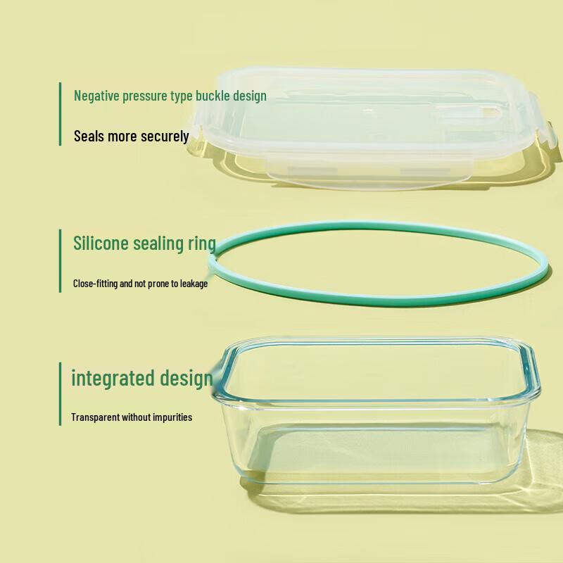 Junyi 1040ml 3-Compartment Lunch Box with Meal Bag