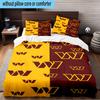 Redskins Football Club Design 3PCS Bedding Set 2D Printing (Includes 1 Duvet Cover + 2 Pillowcases Coreless), Bedroom decor,Fan gift