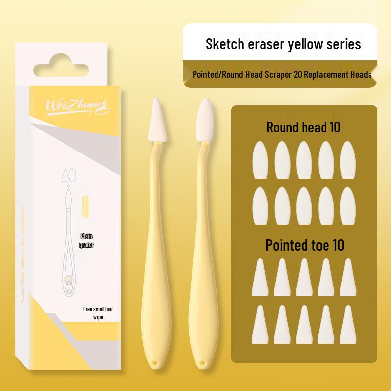 Sketching & Blending Tools Set: Blending Stumps, Sponge Ball, and Tortillon Paper