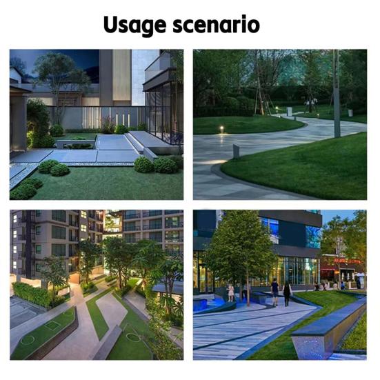 2Pcs Solar Pathway Outdoor Garden Waterproof Yard Lights Solar Powered Lights IP65 Lights