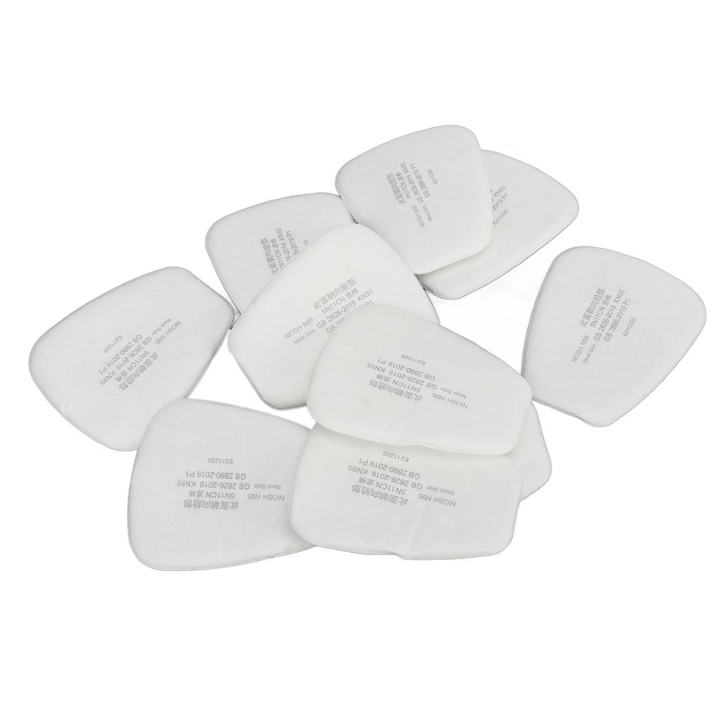 10pcs   Bag 5N11CN Dustproof Filter Cotton for 6200 7502 6800 Face Shield