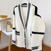 Little Fragrance Korean Style Double-Sided Fleece Winter Cardigan Jacket A151 – Fashionable and Versatile