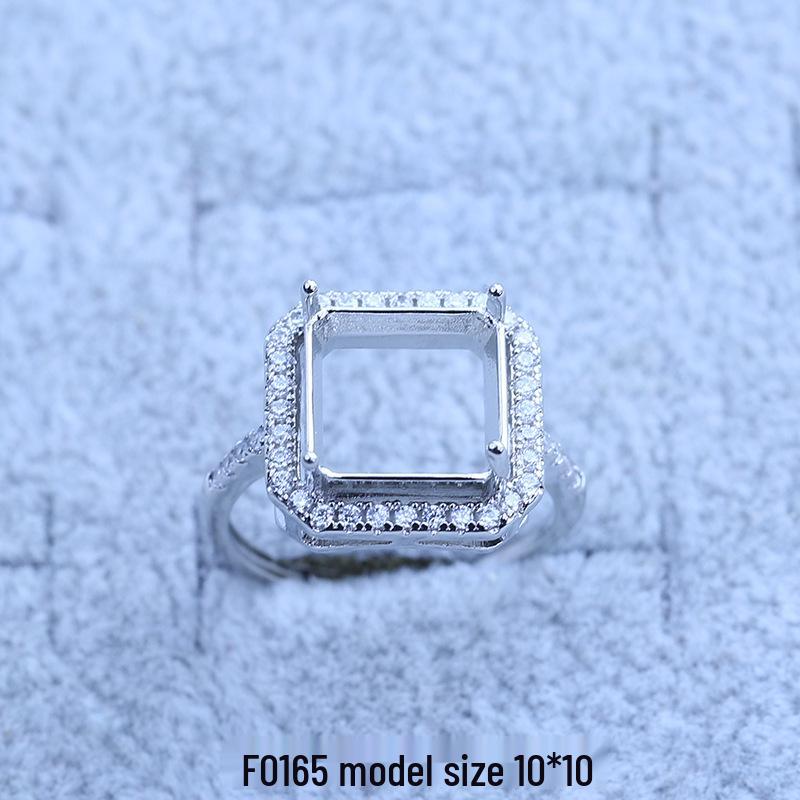 

Посеребренное регулируемое кольцо-снежинка с бриллиантами, женское модное Adjustable