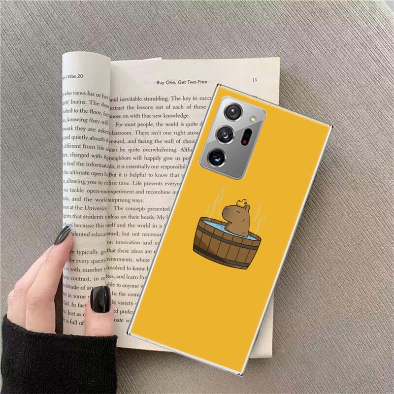 

Cute Cartoon Capybara Phone Case for Samsung A17 A37 A57 A54 A14 A24 A34 A07 A04S A02S A12 A22 A32 A52S A16 A26 A36 A56 A72 Gala Samsung A06