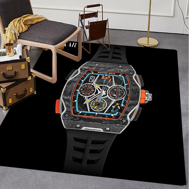 Swiss watch R-Richard Miller printed carpet high-end watch dial floor mat living room sofa room decorative art rugs