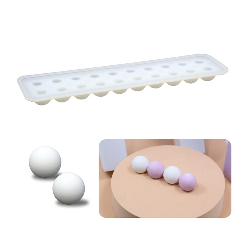 Round Bead Shaped Mould Easy To Demould Silicone Moulds Epoxy Resin Jewelry Molds for Crafting Lovers and Home Makers