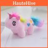 Theme Cartoon Unicorn Plush Toy Backpack Pendant Cute Keyring Gift Decoration