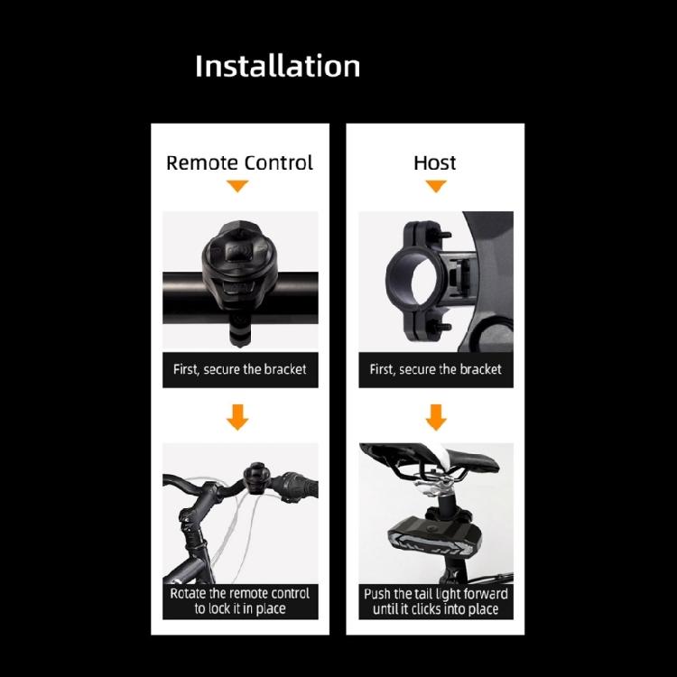 Automatic Dimming Intelligent Bikes Tail Light With Motion Detection Brake Warning for Effortlessly Night Ride