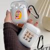 Cartoon Cat Graphic Silicon Case For Apple Airpods 1 or 2 Shockproof Cover For AirPods 3 Pro Pro2 Transparent Earphone Protector